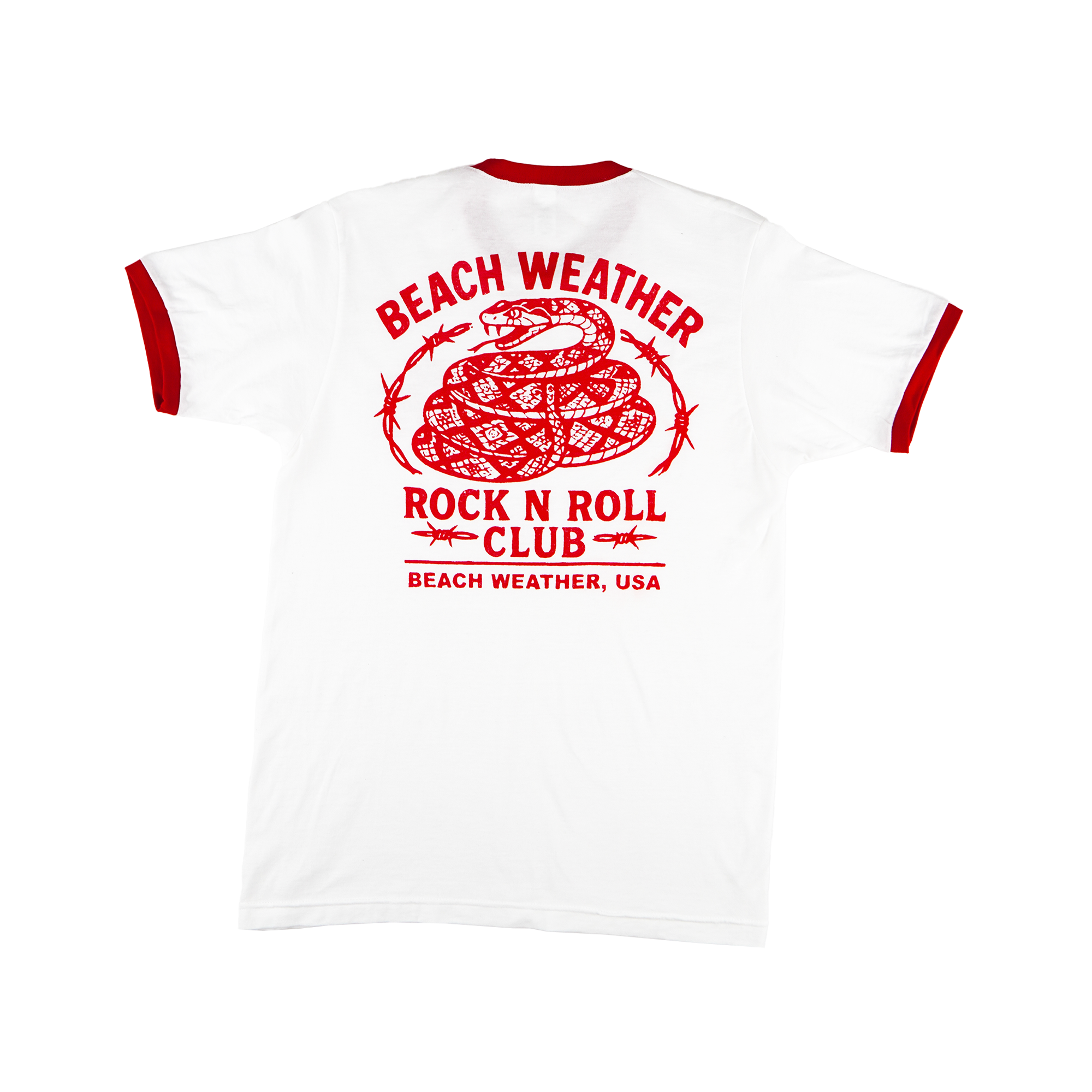 Rock N Roll Club Snake Ringer Tee