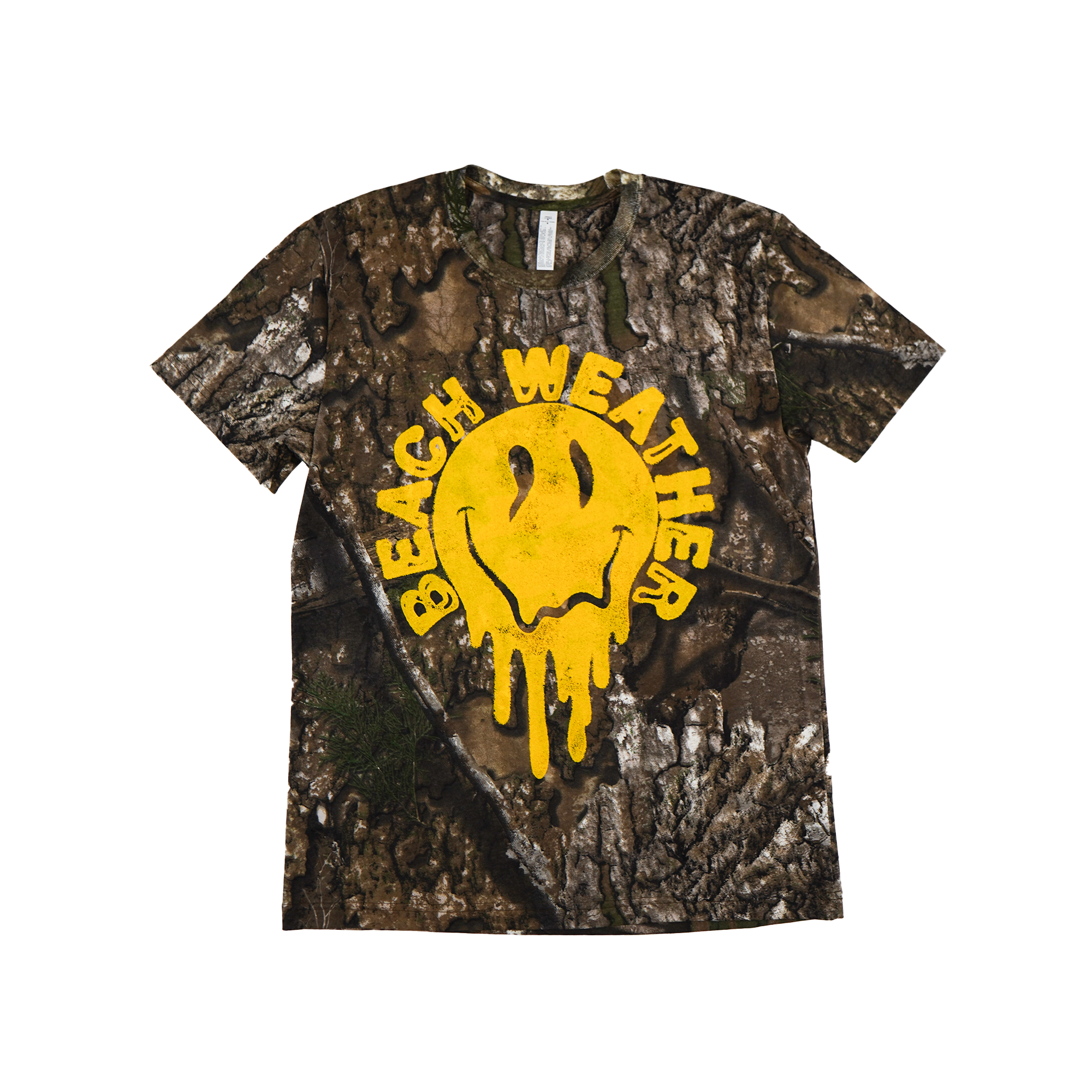 Melted Smiley Camo Tee