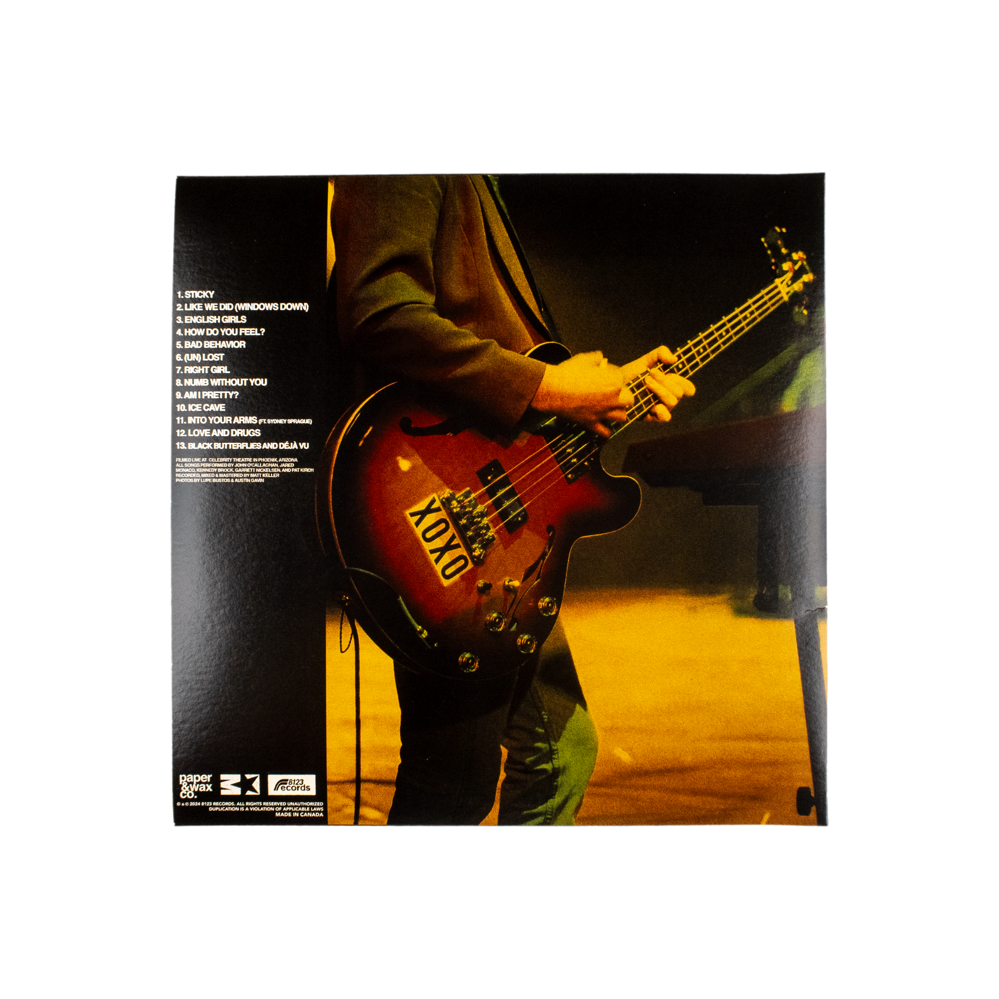 XOXO Live Vinyl (Yellow)