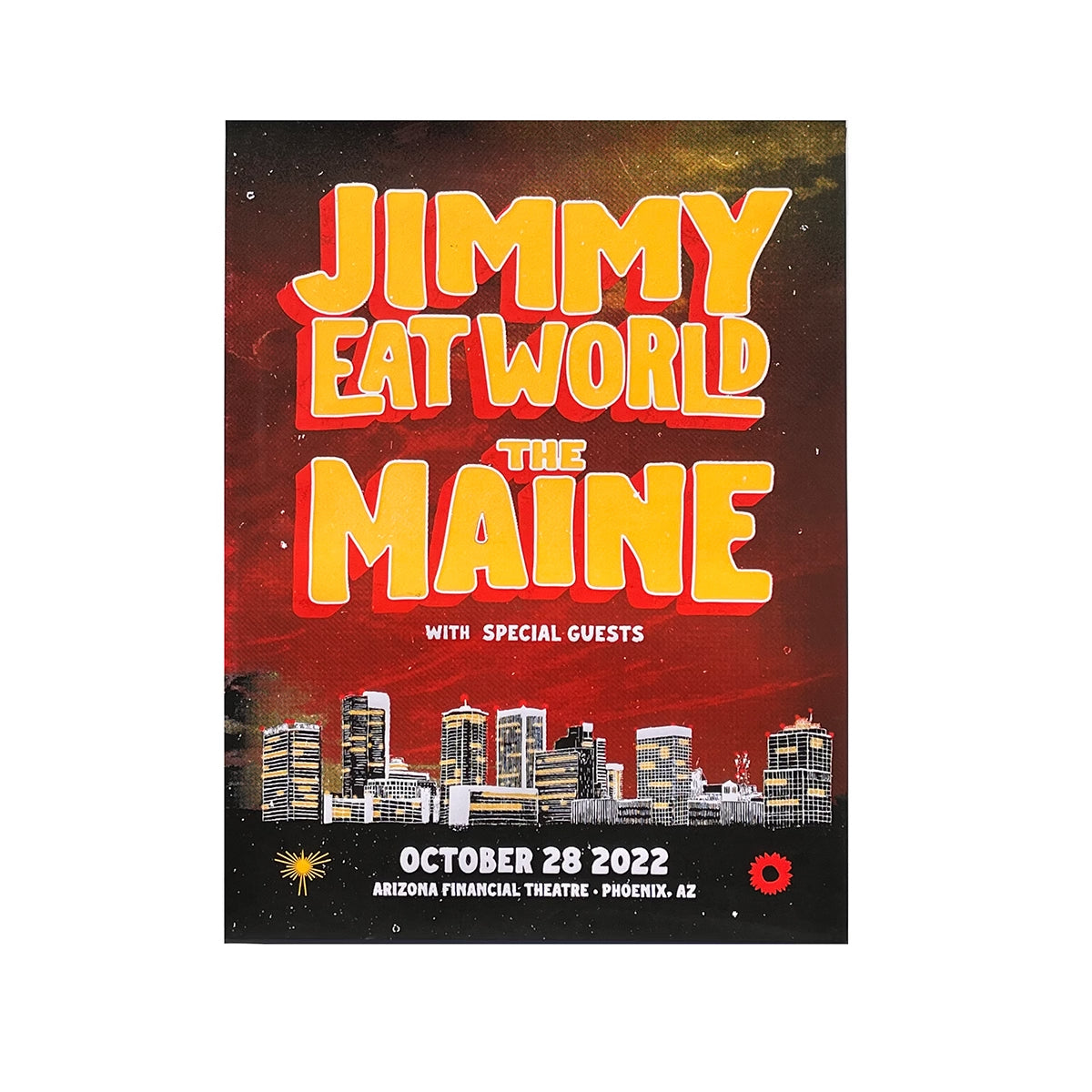 Jimmy Eat World & The Maine Live Poster (Night)