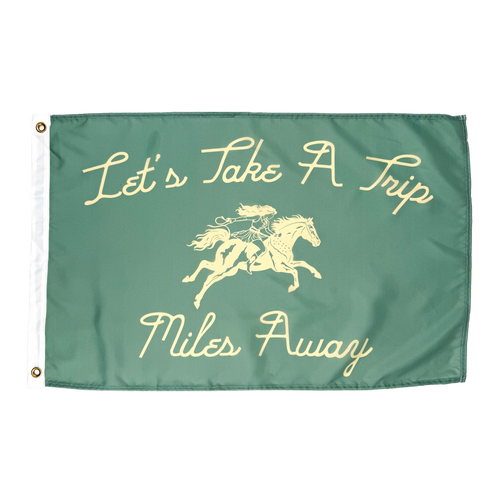 Miles Away Flag (Teal)