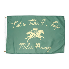 Miles Away Flag (Teal)