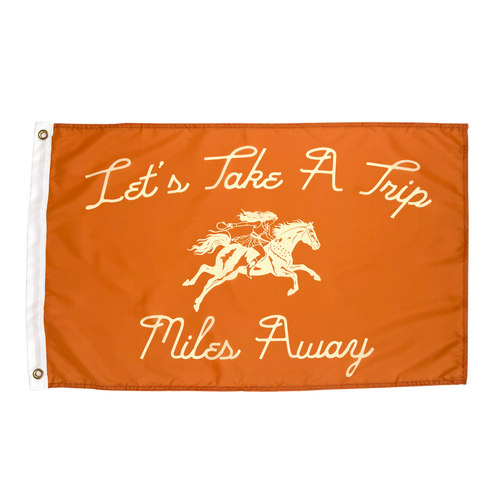 Miles Away Flag (Orange)