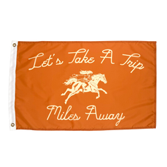 Miles Away Flag (Orange)