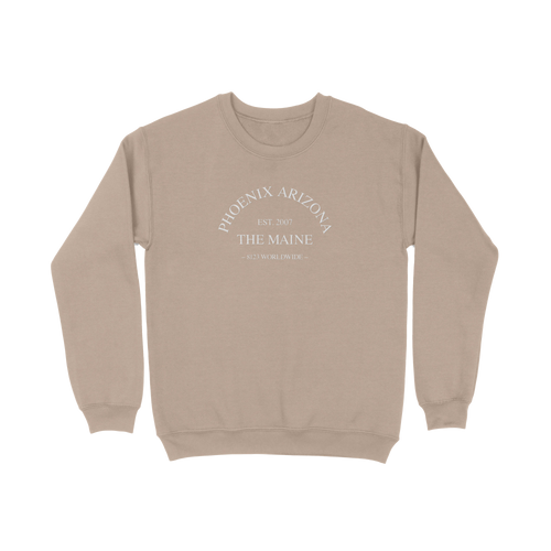 Embroidered Crewneck (Cream)