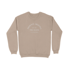 Embroidered Crewneck (Cream)