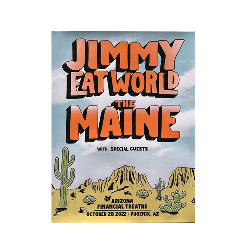 Jimmy Eat World & The Maine Live Poster (Day)