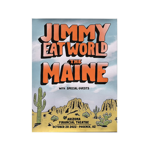 Jimmy Eat World & The Maine Live Poster (Day)